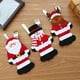 thumbnail image 5 of 6pcs Cortador de Navidad y bolsa de tenedor Papá Noel Muñeco de nieve Elk Cubiertos de cocina Vajilla Titulares Bolsillos Decoraciones de mesa navideñas, 5 of 6