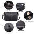 thumbnail image 5 of PIKADINGNIS Women Crossbody Bag Genuine Leather Ladies Purse Multi Pocket Shoulder Bag, 5 of 6