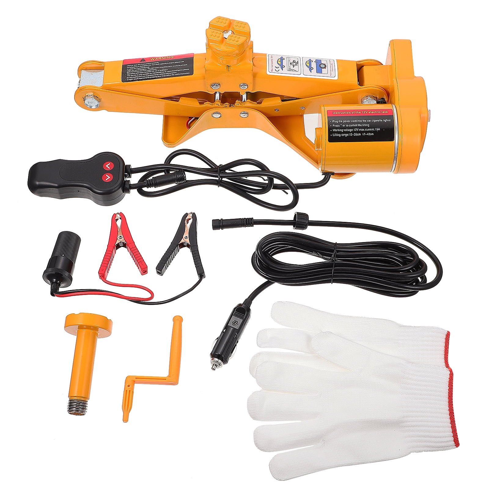 1 Set 2 Ton Electric Car Jack Practical Auto Hydraulic Jack Car Floor