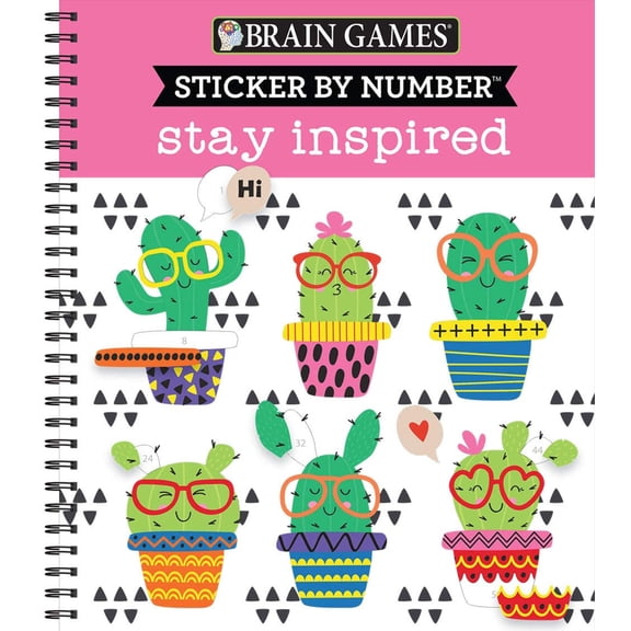 Brain Games - Sticker by Number: Stay Inspired