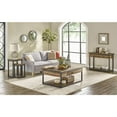 thumbnail image 3 of Alaterre Furniture Claremont Rustic Wood Nesting End Tables, Set of Two, 3 of 27