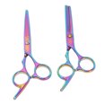 thumbnail image 3 of Hairdressing Scissors, 2 Pieces Hair Cutting Scissors Even Trimming  For Family, 3 of 8