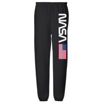 NASA Worm Logo Unisex Jogger Sweatpants for Men and Women