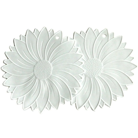 Chef Craft Classic Plastic Jar and Cap Opener, 5.5 inches Wide 2 Piece Set, White