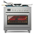 thumbnail image 2 of KoolMore 36 in. 5 Burner Freestanding Dual Fuel Range, 2 of 7
