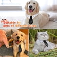 thumbnail image 4 of Collar ajustable para perro con corbata, collares formales para perros y mascotas, 4 of 5