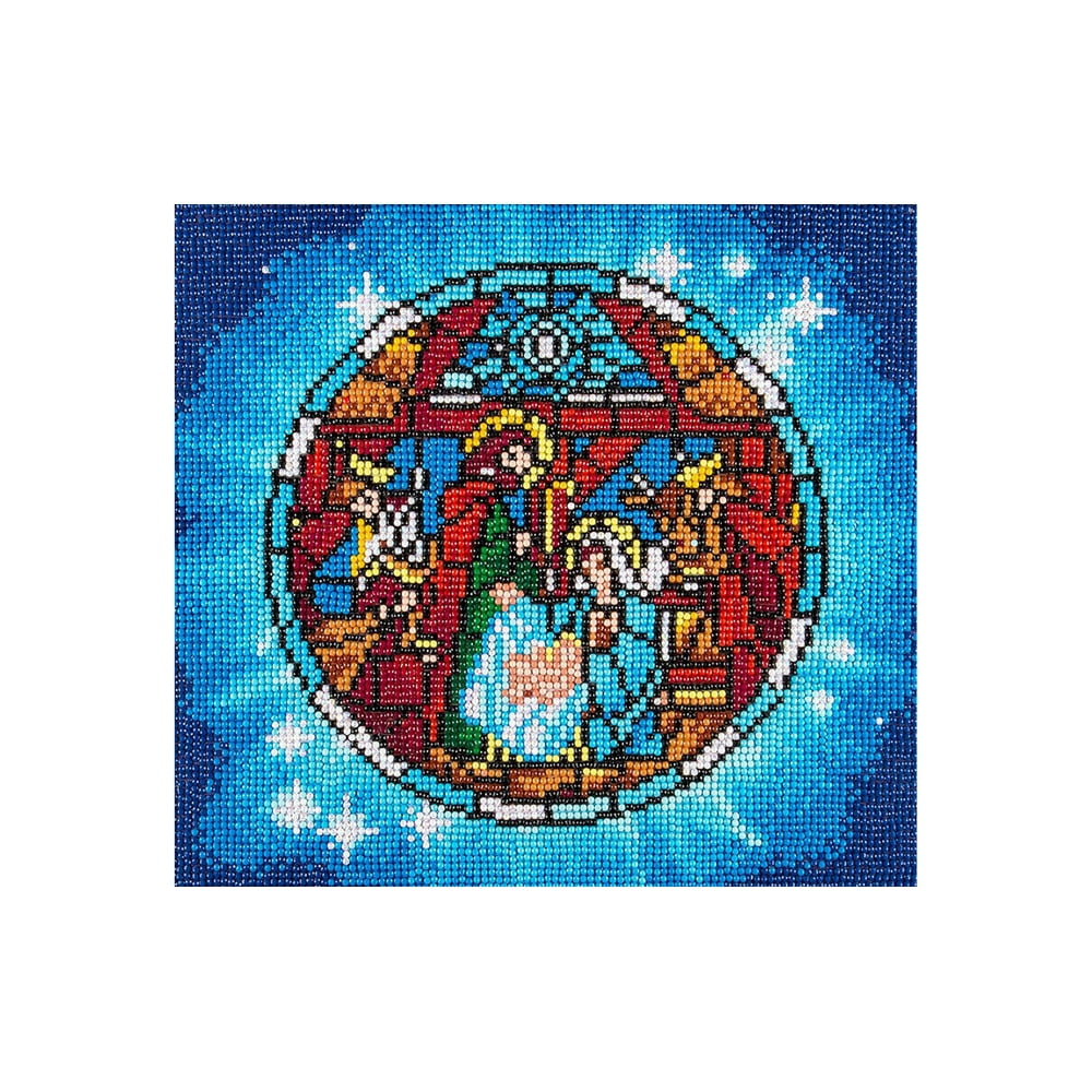 Diamond Art Kit 12"x 12" Full Drill Holiday Nativity
