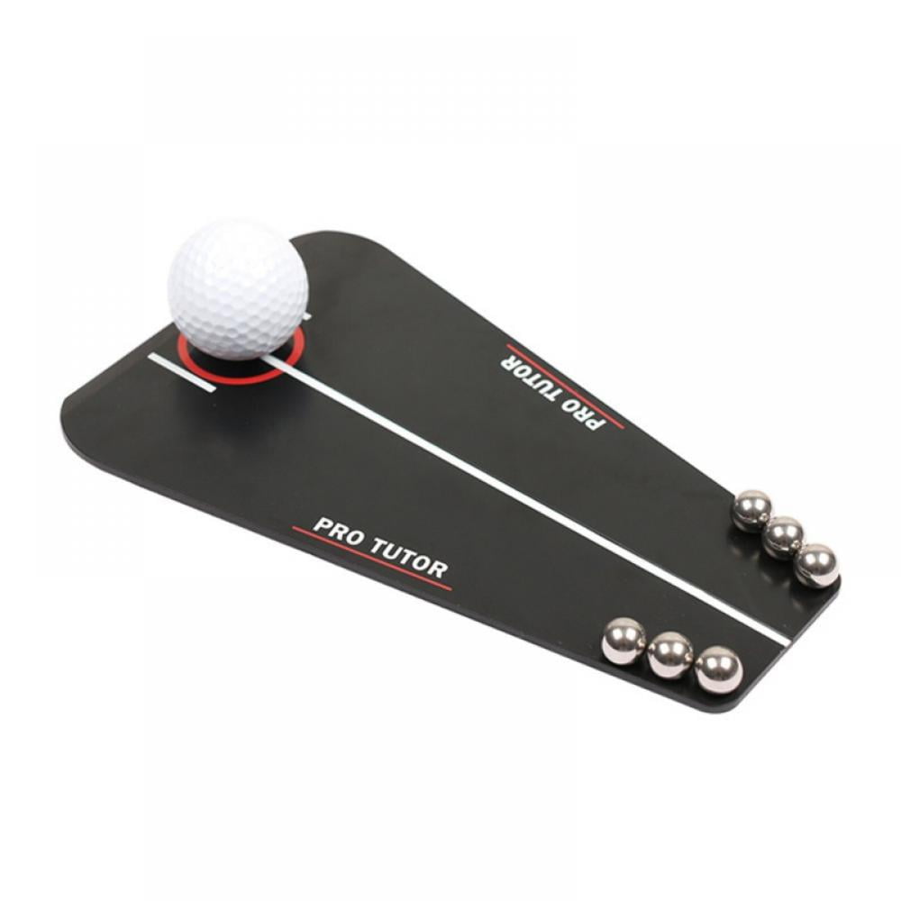 Golf Putting Mirror Eyeline Alignment Training Aid Portable Swing Practice, Portable Mirror Golf Aid Alignment Tools Indoor & Outdoor Putting Mirror Golf Accessories