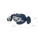 thumbnail image 4 of Children's Universal Wheel Mechanical Crab Can Spray Light Sound Effects Crawling Crab Animals Toys, 4 of 9