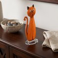 thumbnail image 5 of 3D Cat Figurine, Christmas Home Tabletop Decoration Statue, 5 of 6
