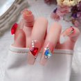 thumbnail image 3 of 240 piezas Diy Nail Art Rhinestone cristal juego de uñas joyería diamantes de imitación gemas decoraciones para arte de uñas artesanal, 3 of 5