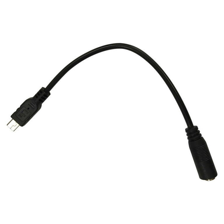 Monument Tåre foran USB to 3.5mm Mic Microphone Adapter Cable Cord for Gopro HD Hero 1 2 3 3+ 4  - Walmart.com