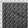 thumbnail image 3 of oneOone Cotton Cambric Black Fabric Floral Ditsy Silhouette Quilting Supplies Print Sewing Fabric By The Yard 56 Inch Wide, 3 of 4