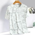 thumbnail image 2 of Sngxgn Mens Crew Neck Regular T-Shirts Short Sleeve Lightweight Tees (White,XXL), 2 of 3