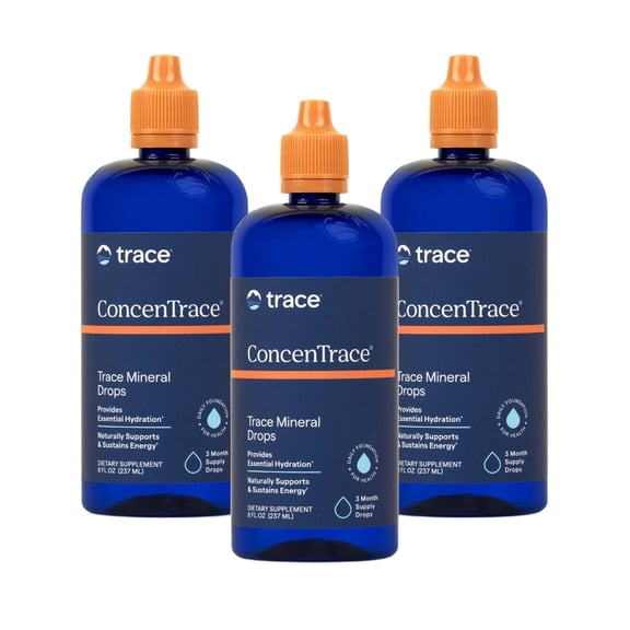 Trace Minerals ConcenTrace Trace Mineral Drops Supports Energy & Digestion - 288 Servings