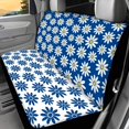 thumbnail image 2 of FUIALDOLG Daisy Car Back Seat Covers, Set of 2 Pieces Stretch Waterproof Seat Covers for Pet and Kids, Universal Fit for SUV and Truck, 2 of 4