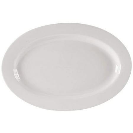 

Recovery Oval Platter 10 3/8 W X 7 1/4 L Porcelain American White Pack of 4