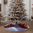 thumbnail image 4 of Sikiie Colorful Cloud Sleeping Cat Nativity Christmas Tree Skirt, Jesus Christian Winter Holiday Tree Mat Decoration(30-48IN), 4 of 6