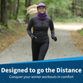 thumbnail image 2 of TrailHeads Ponytail Hat - Fleece Beanie for Women - Warm Winter Hat with Visor - Running, Hiking - Purple, 2 of 7