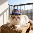thumbnail image 5 of 4th of July Decorations Pet Bowknot Hat,Patriotic Pet Apparel Hat Headband Decor For Small Medium Dogs Cats Party,Photo Shooting,Holiday Gathering,5.12x4.33x1.26 Inch, 5 of 6