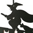 thumbnail image 2 of Halloween Hanging Sign Decorations Non-Woven Trick Or Treat and The Witch is in for Door and Wall Decoration Indoor Outdoor Yard Haunted House Party Supplies 14 x 12 Inch, 2 of 5