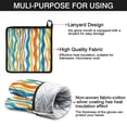 thumbnail image 7 of Colorful and Grey Abstract Art Artwork Kitchen Oven Mitt and Pot Holder Sets 4 Pcs for Baking, Cooking and Grilling, Heat Resistant Up To 392 °F, 7 of 7