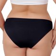 thumbnail image 7 of Scyoekwg Women's Underwear Mid Waisted Hipster Panties Menstrual Leak Proof Menstrual Panties Cotton Women's Physiological Underpants Ladies Underpants Solid Color Briefs(Black,XL), 7 of 7