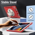 thumbnail image 2 of Funda para iPad 10.2 Inch 7th / 8th / 9th Gen (2021/2020/2019) Protectora, de Doble Capa, de Cuerpo Completo, Resistente y Robusta, con Soporte Giratorio de 360°, Correa de Mano/hombro, 2 of 7