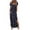 Black-floral-white, variant on Women's Maternity Nursing Dresses Summer Short Sleeve Split Long Dresses for Breastfeeding Black M Dark Green L