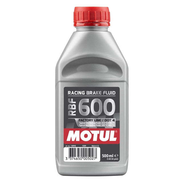 Motul 8068HL RBF 600 Factory Line Dot-4 100 Percent Synthetic Racing Brake Fluid - 500 ml