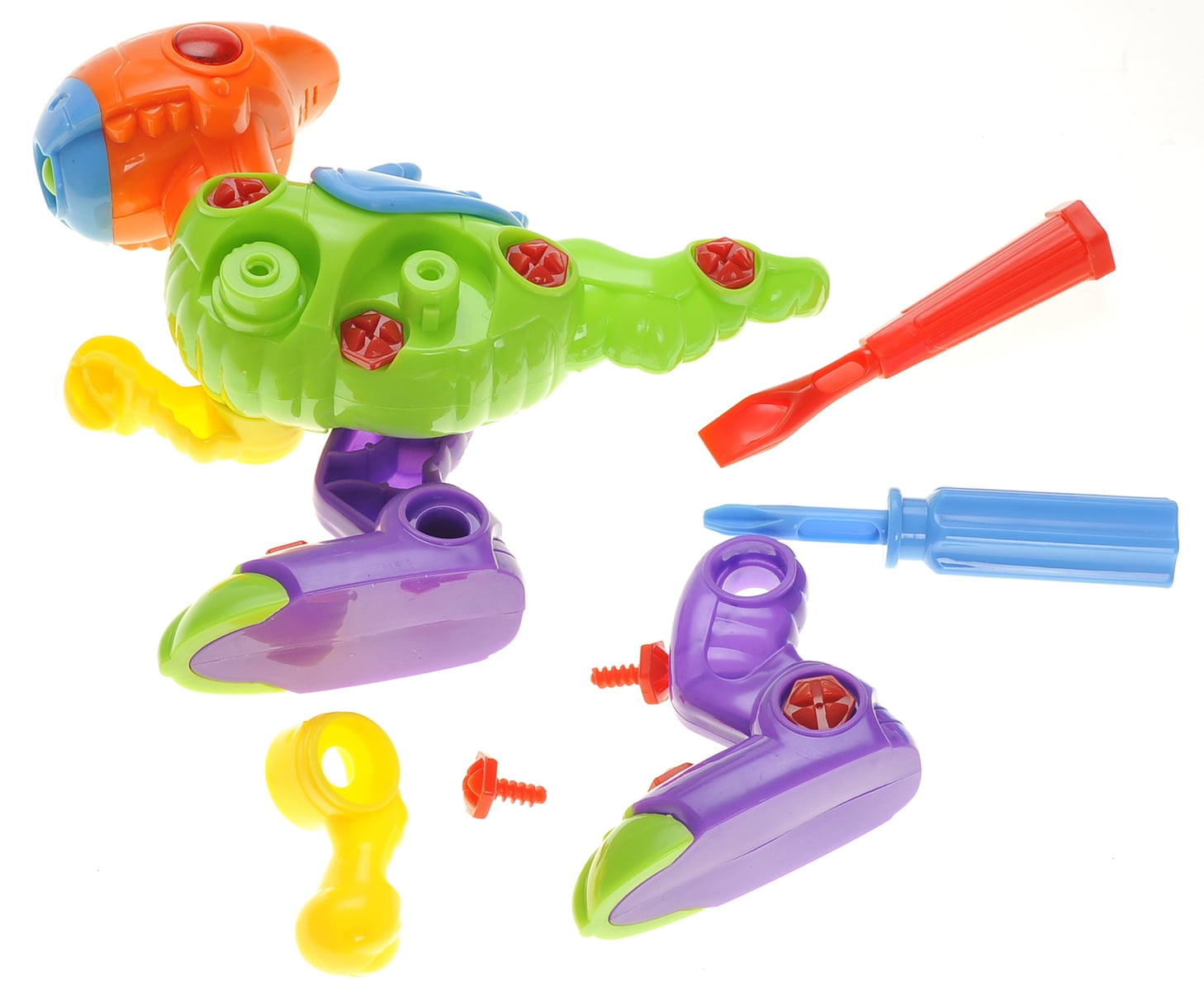 Dinosaur Take Apart Toy With Lights And Sounds with Screwdriver