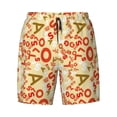 thumbnail image 4 of Lsque Mens Swim Trunks Scandinavian Alphabet2 Pattern - Bathing Suit Compression Liner - Beach Swim Shorts Swimwear - (S-3XL) - Stretch Quick Dry -3X-Large, 4 of 9