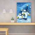 thumbnail image 1 of Cuadros Decorativos Resina diamante pintura 5D dos muñeco de nieve diamante bordado dibujo para regalo de pared Tmvgtek embutido en tela, 1 of 9