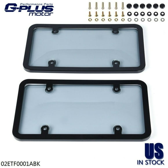 Tint License Plate Cover