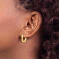 thumbnail image 5 of Auriga Fine Jewelry 10K Yellow Gold 3mm (Lightweight) Tube Hoop Earrings for Women, 5 of 5