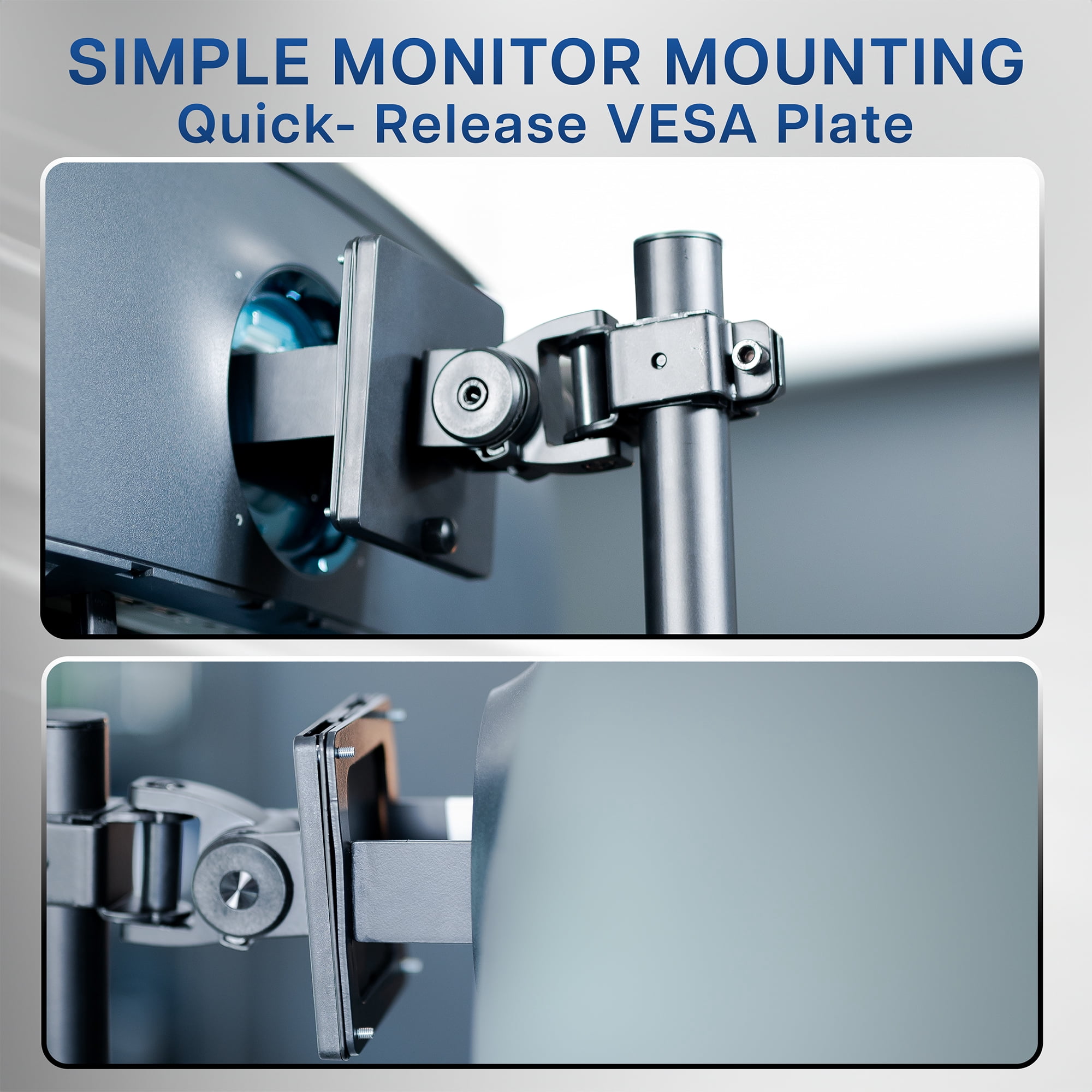VIVO Single Ultrawide Monitor Desk Mount, Adjustable Stand for Screens up to 49"