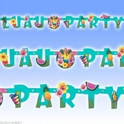 Luau Party Jointed Banner