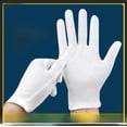 thumbnail image 1 of Guantes de trabajo de protección laboral engrosados, placa de cuentas, guantes de algodón de etiqueta Wenwan, guantes de protección laboral de algodón puro blanco, 1 of 5