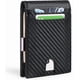 thumbnail image 3 of LOVAH Men's Carbon Fiber RFID Protected Slim Wallet with Money Clip, Black, 11 Card Slots, BiFold, Minimalist, Adult Men's Gift, 3 of 5