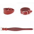 thumbnail image 5 of Collar ancho acolchado para perros, collares de piel auténtica para cachorros, accesorios cómodos para perros de compañía, 2 uds., 5 of 5