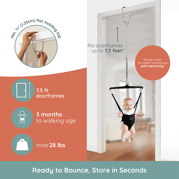 Jolly Jumper Iconic - Original Baby Exerciser with Door Clamp
