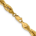 thumbnail image 3 of Primal Gold 10 Karat Yellow Gold 5.4mm Semi-solid Rope Chain, 3 of 4