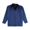 thumbnail image 1 of Club Room - Chaqueta de forro polar con cuello simulado FZ para hombre, azul, 3XLT, 1 of 2