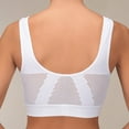 thumbnail image 2 of Women’s Seamless Wireless Cooling Comfort Bra, White, Large, 2 of 5