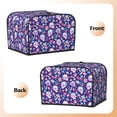thumbnail image 3 of Fotbe mushroom rainbow Skull cartoon for Four Slice Toaster Cover, Fingerprint Protector, Super Soft Appliance Cover And Dust Cover,Bread Dust Cover & Fingerprint Protection, 3 of 7