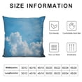 thumbnail image 5 of BANET Throw Pillow Cushion Cover, in The Sky Life Hope Surface of Body Image, Decorative Square Accent Pillow Case 24x24in, 5 of 5