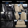 thumbnail image 5 of HQBQBUG Car Seat Covers Fit for Chevy Trailblazer 2021-2025 Faux Leather Waterproof Seat Covers Automotive Seat Protectors Cushions Gray,Front Seat, 5 of 7