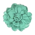 thumbnail image 1 of Broches y alfileres de flores de rosa Uxcell para mujeres, alfileres de solapa delicados de tela de satén, grandes clips de flores de camelia en azul claro, 1 of 1