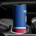 thumbnail image 3 of Buffalo 20oz Customs stainless steel Insulated tumbler with Lid and Straws, Personalized football gifts for fans, Travel Cup Adds Your Name and Number, 3 of 6