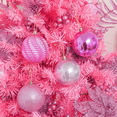 thumbnail image 4 of Decoración de bolas navideñas-color rosa plateado 286G/34 piezas, 4 of 5